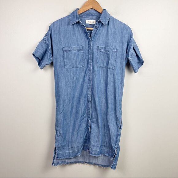 Madewell Chambray Denim Dress XXS - Picture 1 of 6